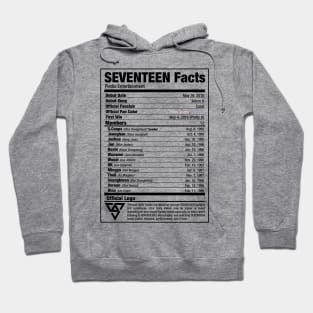 SEVENTEEN Nutritional Facts Hoodie